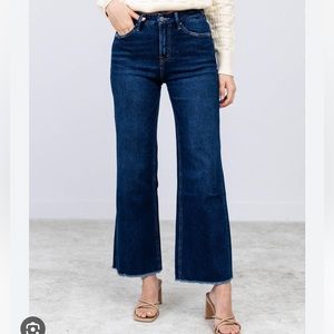 Mica ultramarine festival stretch super high rise wide leg new